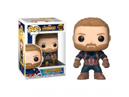Avengers Infinity War POP! Movies Vinyl Figure Captain America 9 cm