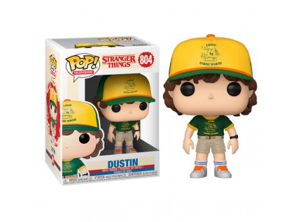 Stranger Things POP! TV Vinyl Figure Dustin (At Camp) 9 cm