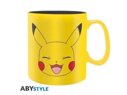 pokemon mug 460 ml pikachu face with box x2