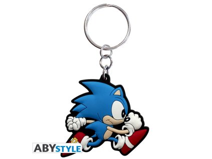 sonic keychain pvc sonic run x4