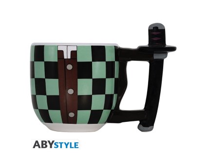 demon slayer mug 3d tanjiro sword handle x2