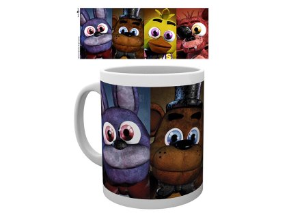 five nights at freddy s mug 320 ml faces subli box x2