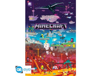 minecraft poster maxi 915x61 world beyond