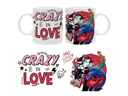 dc comics mug 320ml couple hq joker crazy in love box x2