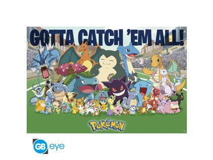 pokemon poster maxi 915x61 all time favorites