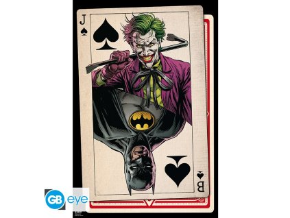 dc comics poster maxi 915x61 playing card