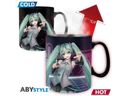 hatsune miku mug heat change 460 ml hatsune miku cardboard x2