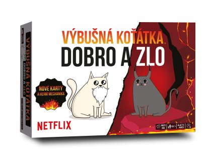 Výbušná koťátka Dobro a zlo karetní hra