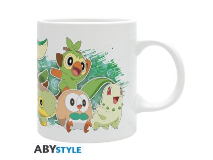 pokemon mug 320 ml grass partners subli box x2