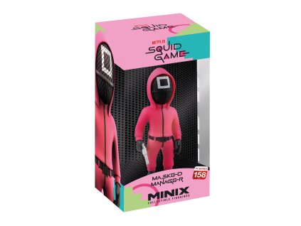Squid Game Minix Figure Masked Manager 12 cm