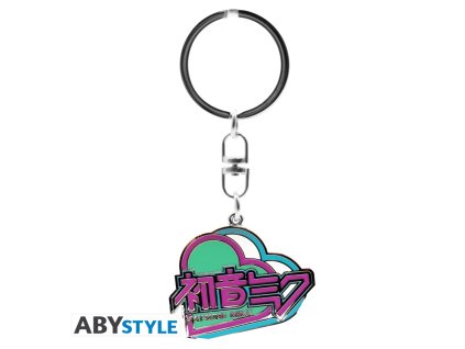 hatsune miku keychain heart x4