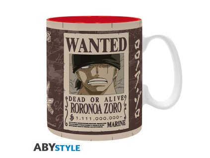 one piece mug 460 ml zoro wanted subli box x2