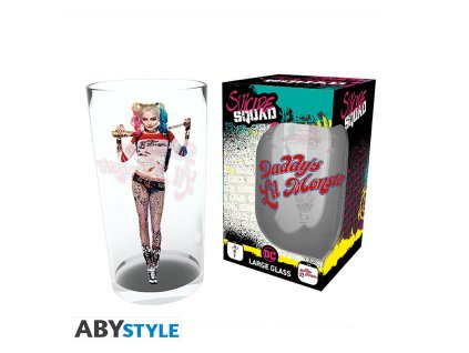 dc comics verre xxl 400ml harley box x2