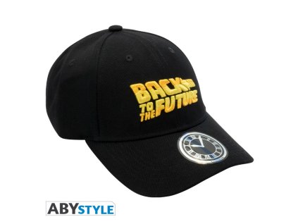 back to the future cap black back to the future logo x2
