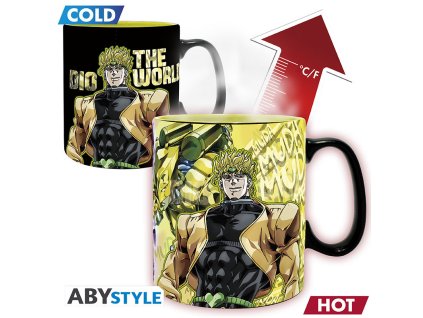 jojo s bizarre adventure mug heat change 460 ml jotaro dio x2