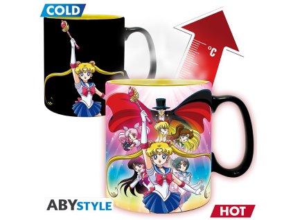 sailor moon mug heat change 460 ml group cardboard x2