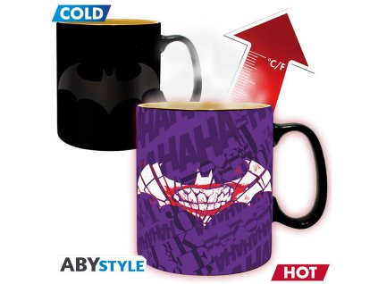 dc comics mug heatchange 460ml batman matte cardboardx2