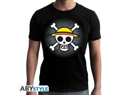 one piece tshirt skull with map see abytex812