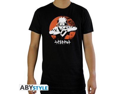 naruto shippuden tshirt naruto man ss black basic