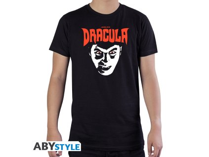 universal monsters tshirt dracula man ss black basic