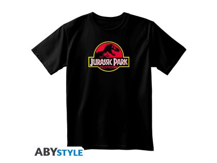 jurassic park tshirt unisex black logo