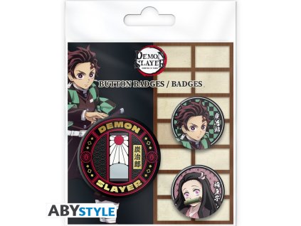 demon slayer badge pack tanjiro nezuko s2 x4