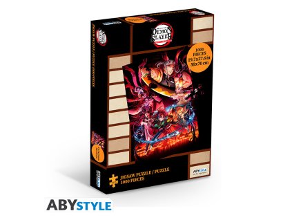 demon slayer jigsaw puzzle 1000 pieces key art