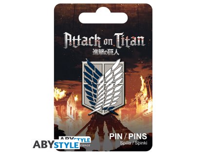 attack on titan pin scout badge s3 x4