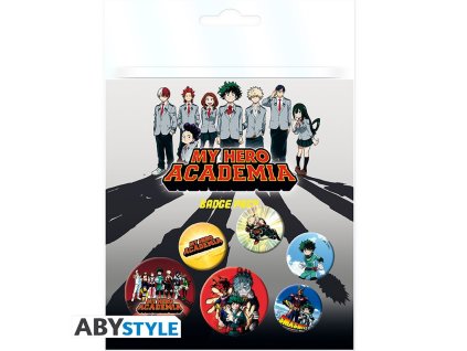 my hero academia badge pack mix x4 (1)