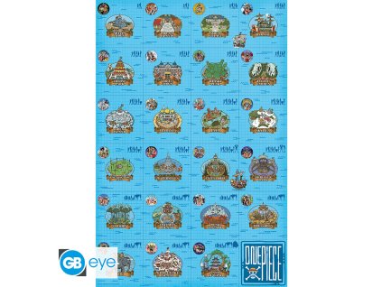 one piece poster maxi 915x61 log itinerary