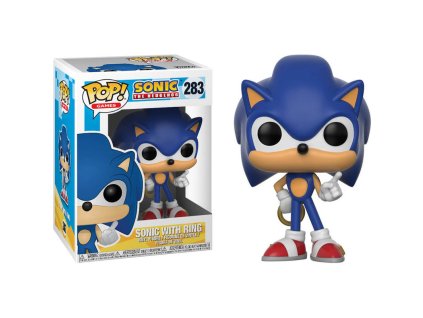 Sonic The Hedgehog POP! Games Vinyl Figure Sonic Ring (283) 9 cm