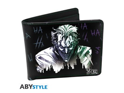 dc comics wallet laughing joker vinyl