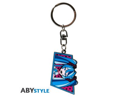 hatsune miku keychain polka dots x4