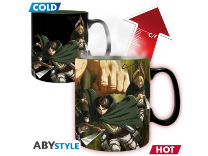attack on titan mug heat change 460 ml titans3 cardboard x2 v2
