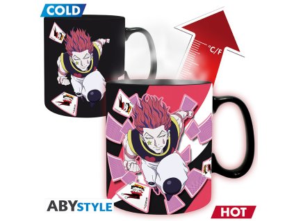 hunter x hunter mug heat change 460ml gon hisoka cardboardx2