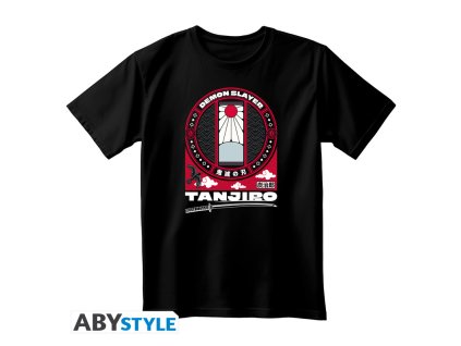 demon slayer unisex black tshirt inspiration tanjiro s2