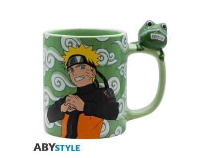 naruto shippuden mug 3d handle naruto and gama chan x2