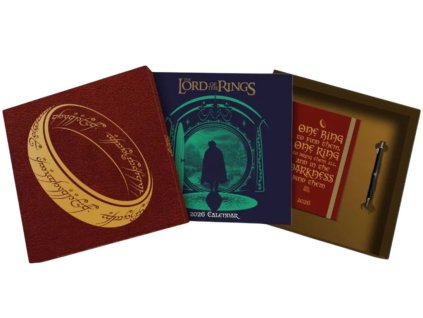 LORD OF THE RINGS DÁRKOVÝ SET KALENDÁŘ 2026, PERO, DIÁŘ (CP)