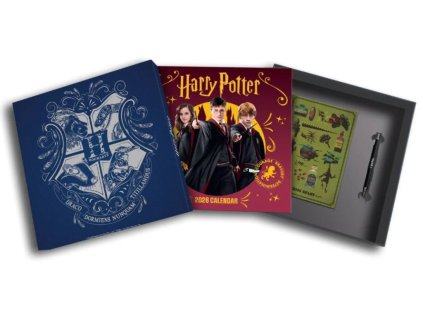 HARRY POTTER DÁRKOVÝ SET KALENDÁŘ 2026, PERO, DIÁŘ (CP)