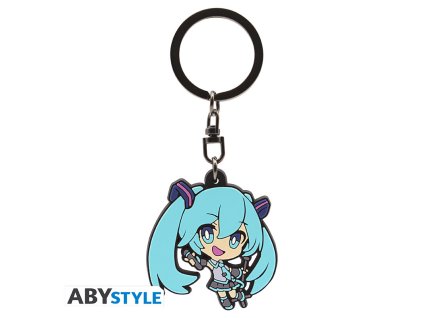 hatsune miku keychain pvc chibi hatsune miku x4