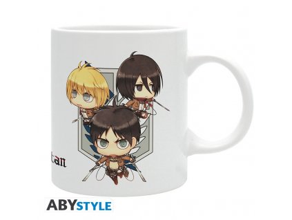 Attack on Titan hrnek Chibi Trio
