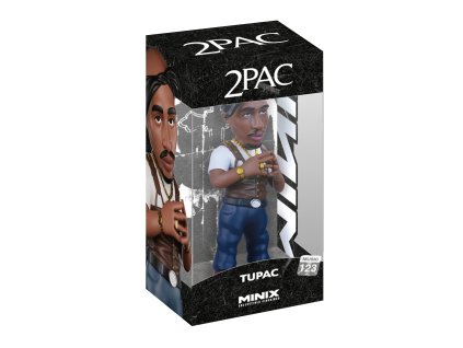 Tupac Minix Figure Black Scarf 12 cm