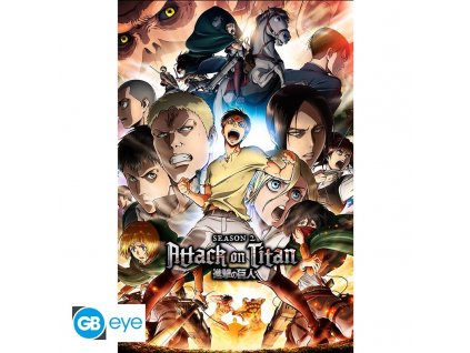 Attack on Titan plakát S2 Key Art 61 x 91,5 cm