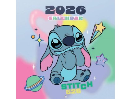 calendario wall calendar erik disney stitch 30x30cm 2026