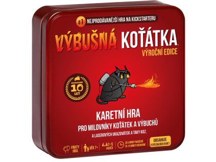 Výbušná koťátka Výroční edice karetní hra