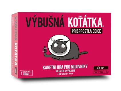 Výbušná koťátka Přisprostlá edice karetní hra