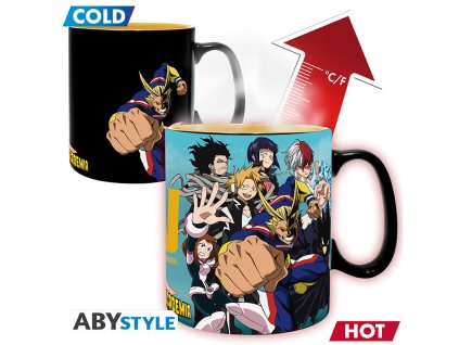 my hero academia mug heat change 460 ml group box x2