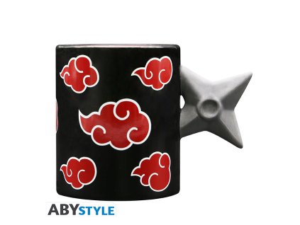 naruto shippuden mug 3d handle shuriken akatsuki x2 79