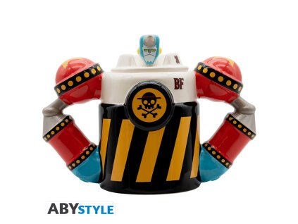one piece mug 3d iron pirate franky shogun x2