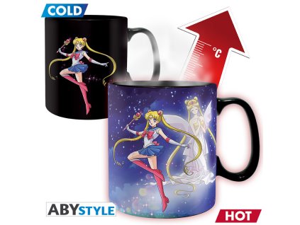 sailor moon mug heat change 460ml sailor chibi cardboardx2 79
